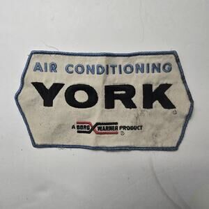 Vintage York Air Conditioning Uniform Patch Borg Warner HVAC 8x4